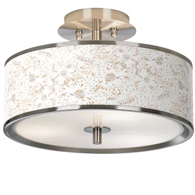 Giclee Glow Windflowers  14" Wide Ceiling Light