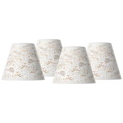 Giclee Glow Windflowers Giclee Set Of Four Shades 3x6x5 (clip-on)