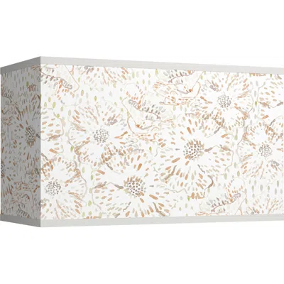 Giclee Glow Windflowers Pattern Rectangle Shade 8/17x8/17x10 (spider)