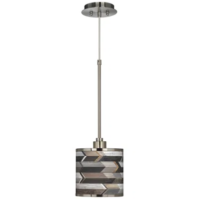 Giclee Glow Woodwork Arrows  Mini Pendant Light