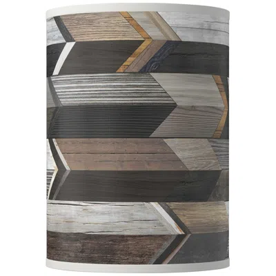 Giclee Glow Woodwork Arrows Giclee Round Cylinder Lamp Shade 8x8x11 (spider)
