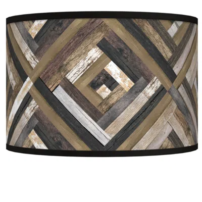 Giclee Glow Woodwork Diamonds Giclee Shade 12x12x8.5 (spider)