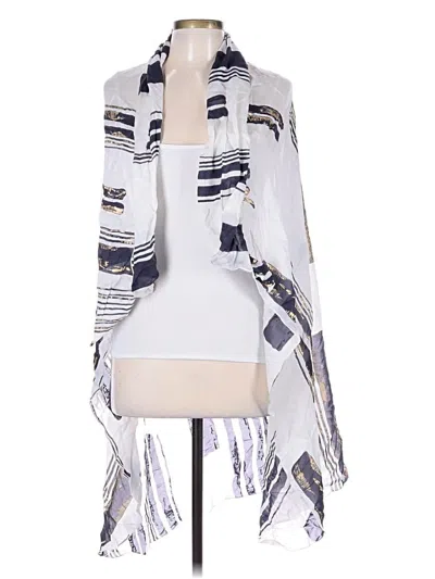 Pre-owned Gideon Oberson Kimono In White