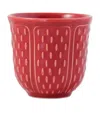 Gien Ceramic Espresso Cup In Red