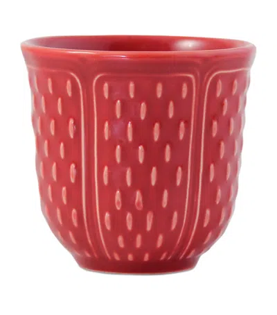 Gien Ceramic Espresso Cup In Red