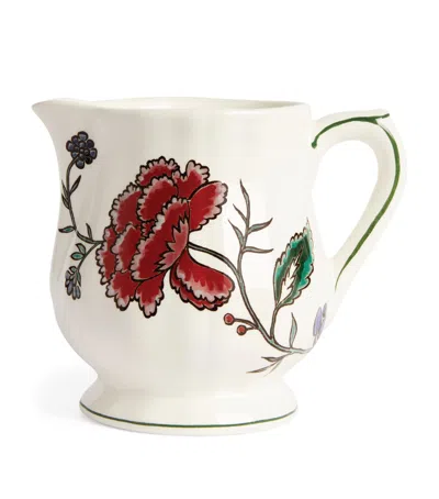 Gien Dominoté Creamer In Red