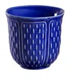 Gien Earthenware Espresso Cup In Blue