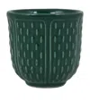 Gien Earthenware Espresso Cup In Green