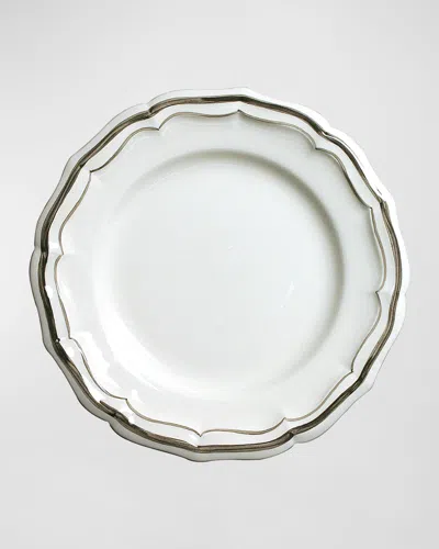 Gien Filet Canape Plate In White