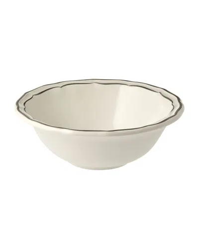 Gien Filet Cereal Bowl, Set Of 2 In White