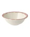 Gien Filet Cereal Bowl, Set Of 2 In Red