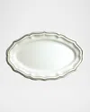 Gien Filet Oval Platter In White