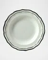Gien Filet Rim Soup Bowl In White