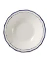 Gien Filet Rim Soup Bowl In Blue
