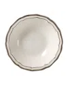 Gien Filet Rim Soup Bowl In Taupe