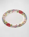 Gien Millefleurs Oval Platter In Multi