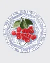 Gien Oiseau Blue Dessert Plate In Multi