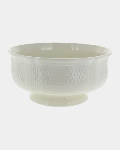 Gien Pont Aux Choux Large Open Vegetable Bowl, White