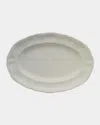 Gien Pont Aux Choux White Oval Platter In White