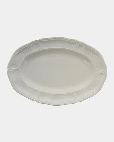 Gien Pont Aux Choux White Oval Platter