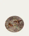 Gien Rambouillet Woodcock Dinner Plate In Multi