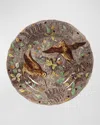 Gien Rambouillet Woodcock Dinner Plate In Multi