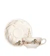 Gien Set Of 2 Sologne Breakfast Cups And Saucers
