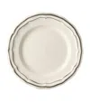 Gien Set Of 4 Filets Taupe Canapé Plates