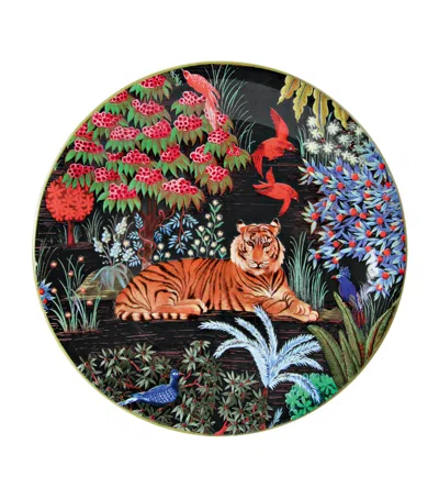 Gien Set Of 4 Jardin Du Palais Dessert Plates In Multi