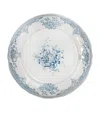 Gien Set Of 6 Ceramic Dépareillé Dinner Plates In Blue