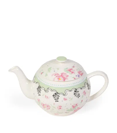 Gien Small Pompadour Teapot In White
