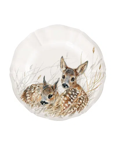 Gien Sologne Canape Plate In Fawns