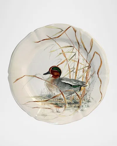 Gien Sologne Dessert Plate In Duck