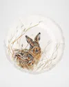 Gien Sologne Dessert Plate In Rabbits
