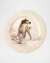 Gien Sologne Dessert Plate In Setter Anglais