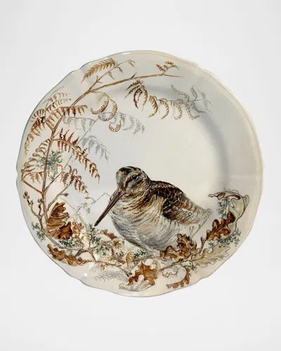 Gien Sologne Dessert Plate In Woodcock