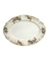 Gien Sologne Medium Oval Platter In Multi