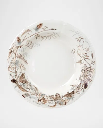 Gien Sologne Rimmed Soup Plate In Multi