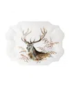 Gien Sologne Serving Platter In Stag