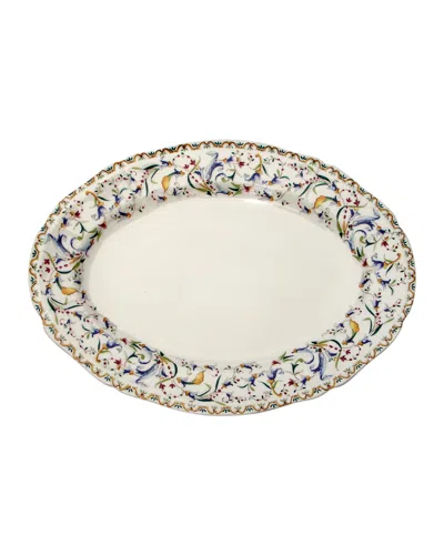 Gien Toscana Medium Oval Platter In Multi