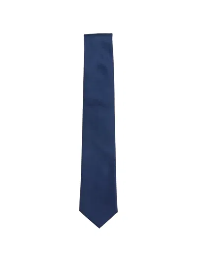 Gierre Milano Silk Tie In Blue
