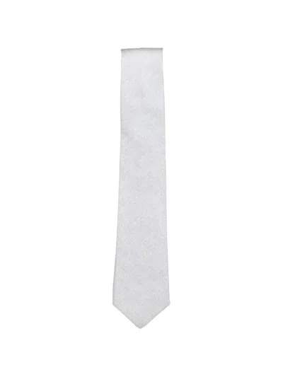 Gierre Milano Silk Tie In Gray