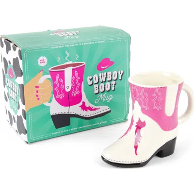 Gift Republic Cowboy Boot Mug In Multi