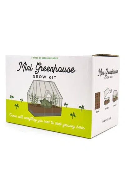 Gift Republic Mini Greenhouse Grow Kit In Transparent
