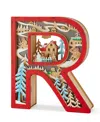 Giftcraft Led Wood Monogram Letter Decor In Red
