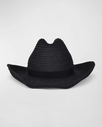 Gigi Burris Britney Hemp Cowboy Hat In Blue