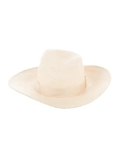 Pre-owned Gigi Burris Cowboy Hat In Neutral