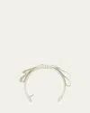 Gigi Burris Elise Bow Headband In Ivory