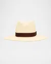 Gigi Burris Jeanne Straw Fedora Hat