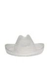 Gigi Burris Millinery Belle Sinamay Lace Hat In White